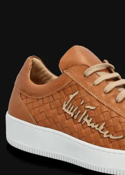 Herren Luis Trenker Sneaker Aus Geflochtenem Leder Lupintros