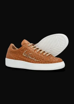 Herren Luis Trenker Sneaker Aus Geflochtenem Leder Lupintros