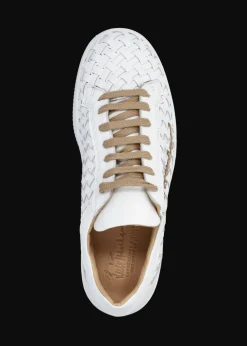 Damen Luis Trenker Sneaker Aus Geflochtenem Leder Lupintras