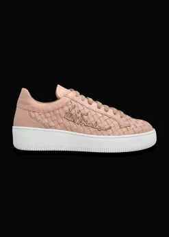 Damen Luis Trenker Sneaker Aus Geflochtenem Leder Lupintras