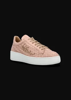 Damen Luis Trenker Sneaker Aus Geflochtenem Leder Lupintras