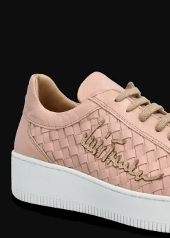 Damen Luis Trenker Sneaker Aus Geflochtenem Leder Lupintras