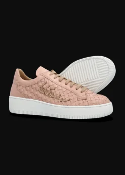 Damen Luis Trenker Sneaker Aus Geflochtenem Leder Lupintras