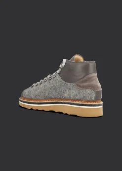 Herren Luis Trenker Sneaker Aus Leder Und Filz Lugionata