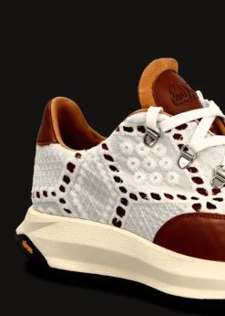 Damen Luis Trenker Sneaker Aus Leder Und Spitze Luleandra