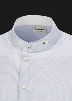 Herren Luis Trenker Stehkragen-Hemd Lubernet