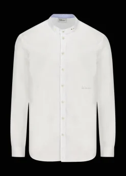 Herren Luis Trenker Stehkragen-Hemd Lubernet