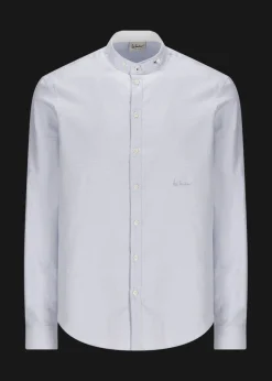 Herren Luis Trenker Stehkragen-Hemd Lubernet