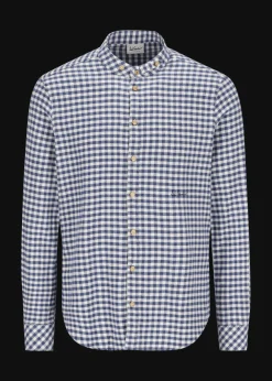 Herren Luis Trenker Stehkragen-Hemd Mit Vichymuster Lubernet