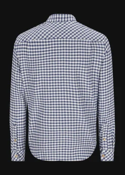 Herren Luis Trenker Stehkragen-Hemd Mit Vichymuster Lubernet