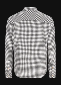 Herren Luis Trenker Stehkragen-Hemd Mit Vichymuster Lubernet