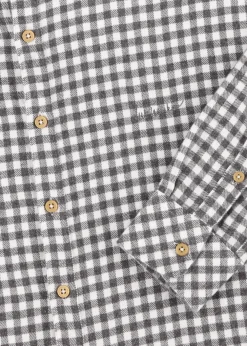 Herren Luis Trenker Stehkragen-Hemd Mit Vichymuster Lubernet