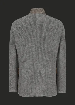 Herren Luis Trenker Strickblazer Im Materialmix Lusandro