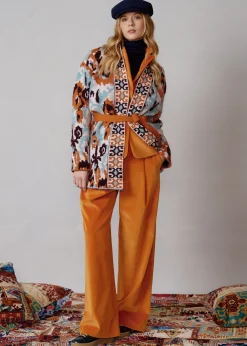 Damen Luis Trenker Strickcardigan Mit Gürtel Luaisha