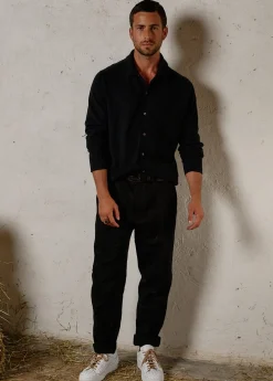 Herren Luis Trenker Strickhemd Mit Langen Ärmeln Luwodo