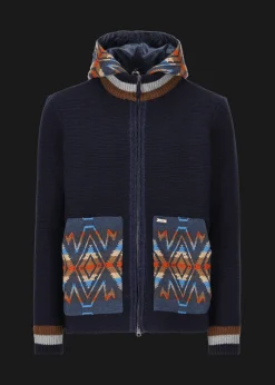 Herren Luis Trenker Strickjacke Mit Kapuze Lutor