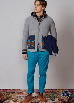 Herren Luis Trenker Strickjacke Mit Kapuze Lutor