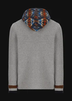 Herren Luis Trenker Strickjacke Mit Kapuze Lutor