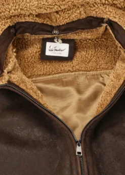 Herren Luis Trenker Strickjacke Mit Ledervorderteil Luwallace