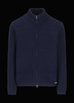 Herren Luis Trenker Strickjacke Mit Stehkragen Luwall