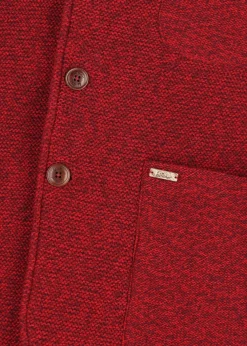 Herren Luis Trenker Strickjacke Mit Stehkragen Luwainer