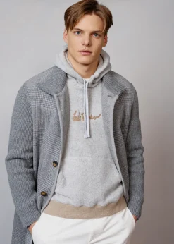 Herren Luis Trenker Strickmantel Luenrico