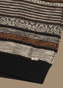 Herren Luis Trenker Strickpolo Mit Streifenmuster Luweric