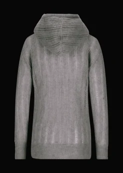 Damen Luis Trenker Strickpullover Mit Kapuze Luwaltraud