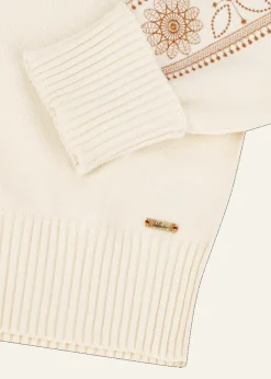 Damen Luis Trenker Strickpullover Mit Stickerei Luaida