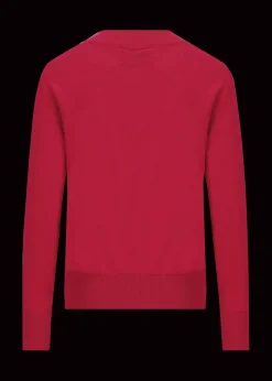 Damen Luis Trenker Strickpullover Mit V-Ausschnitt Lualina