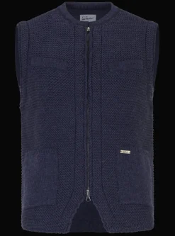 Herren Luis Trenker Strickweste Im Wollmix Lussam