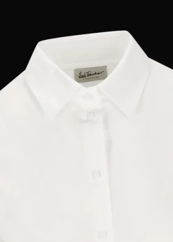 Damen Luis Trenker Strukturierte Baumwoll-Bluse Lubarbara