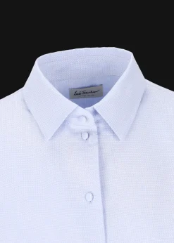 Damen Luis Trenker Strukturierte Baumwoll-Bluse Lubarbara