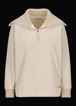 Damen Luis Trenker Sweatshirt Mit Hahnentrittmuster Luamelie