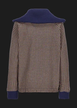 Damen Luis Trenker Sweatshirt Mit Hahnentrittmuster Luamelie