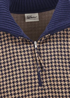 Damen Luis Trenker Sweatshirt Mit Hahnentrittmuster Luamelie