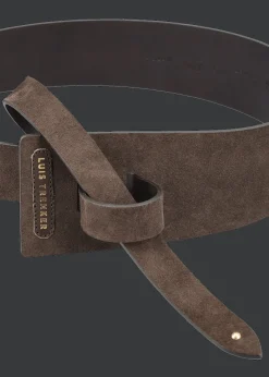 Damen Luis Trenker Taillengürtel Aus Wildleder Lufusch