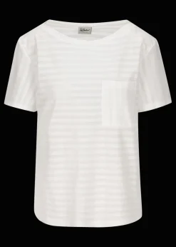 Damen Luis Trenker T-Shirt Aus Gestreiftem Baumwolljersey Lutabata