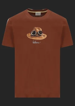 Herren Luis Trenker T-Shirt Mit Charakteristischer Grafik Der Hut