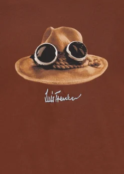 Herren Luis Trenker T-Shirt Mit Charakteristischer Grafik Der Hut