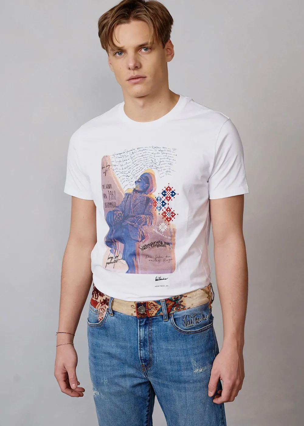Herren Luis Trenker T-Shirt Mit Heritage-Motiv 3 Luluis