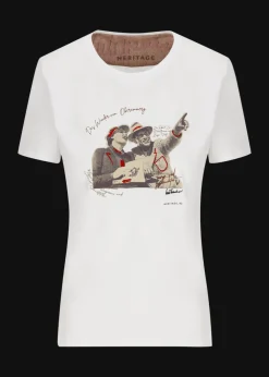 Damen Luis Trenker T-Shirt Mit Heritage-Motiv 2 Luluise