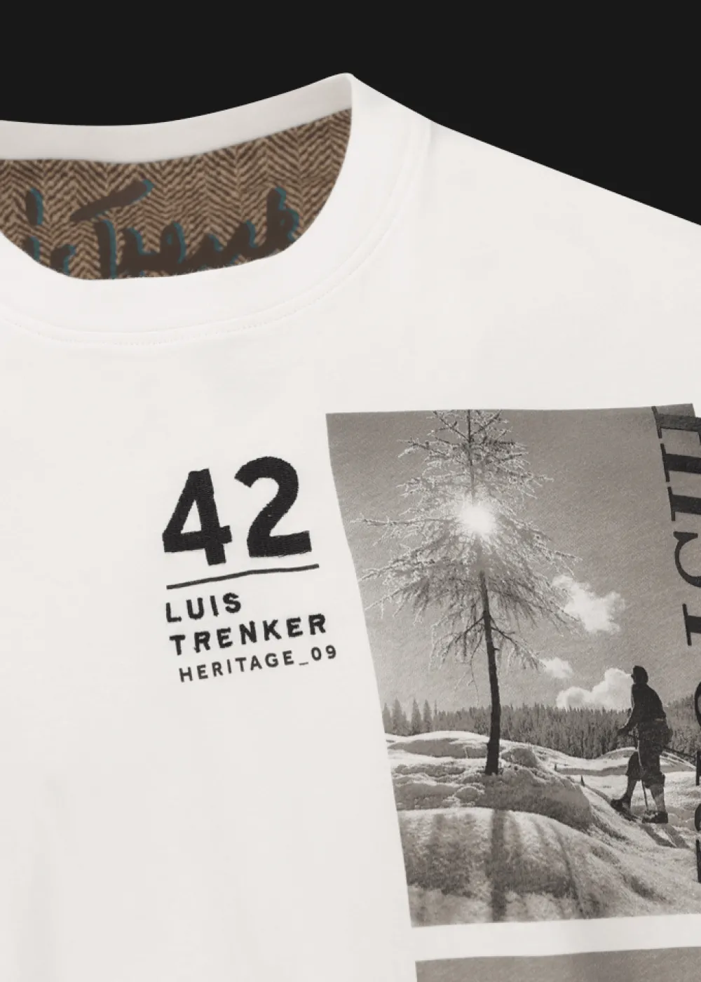 Herren Luis Trenker T-Shirt Mit Heritage-Motiv Luluis