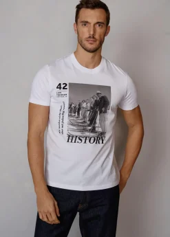 Herren Luis Trenker T-Shirt Mit Heritage-Motiv Luluis