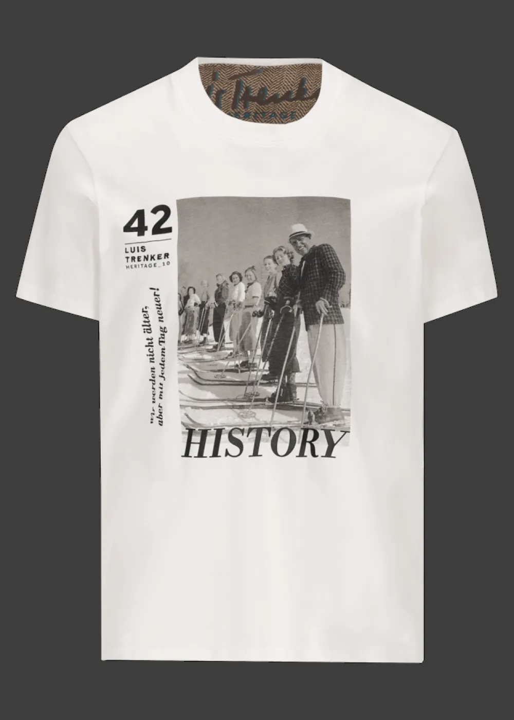 Herren Luis Trenker T-Shirt Mit Heritage-Motiv Luluis