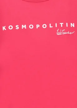 Damen Luis Trenker T-Shirt Mit Logostickerei Und Print Kosmopolitin