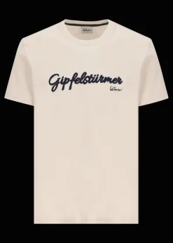 Herren Luis Trenker T-Shirt Mit Schriftzug Gipfelstürmer