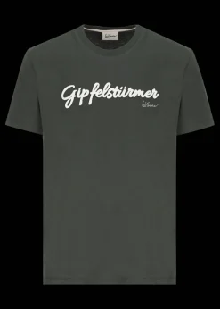 Herren Luis Trenker T-Shirt Mit Schriftzug Gipfelstürmer