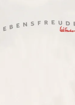 Herren Luis Trenker T-Shirt Mit Schriftzug Lebensfreude