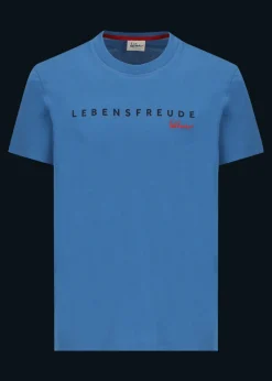 Herren Luis Trenker T-Shirt Mit Schriftzug Lebensfreude